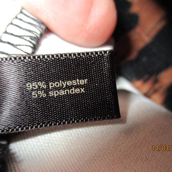 Leopard Bodycon Dress Size Small - Picture 7 of 7